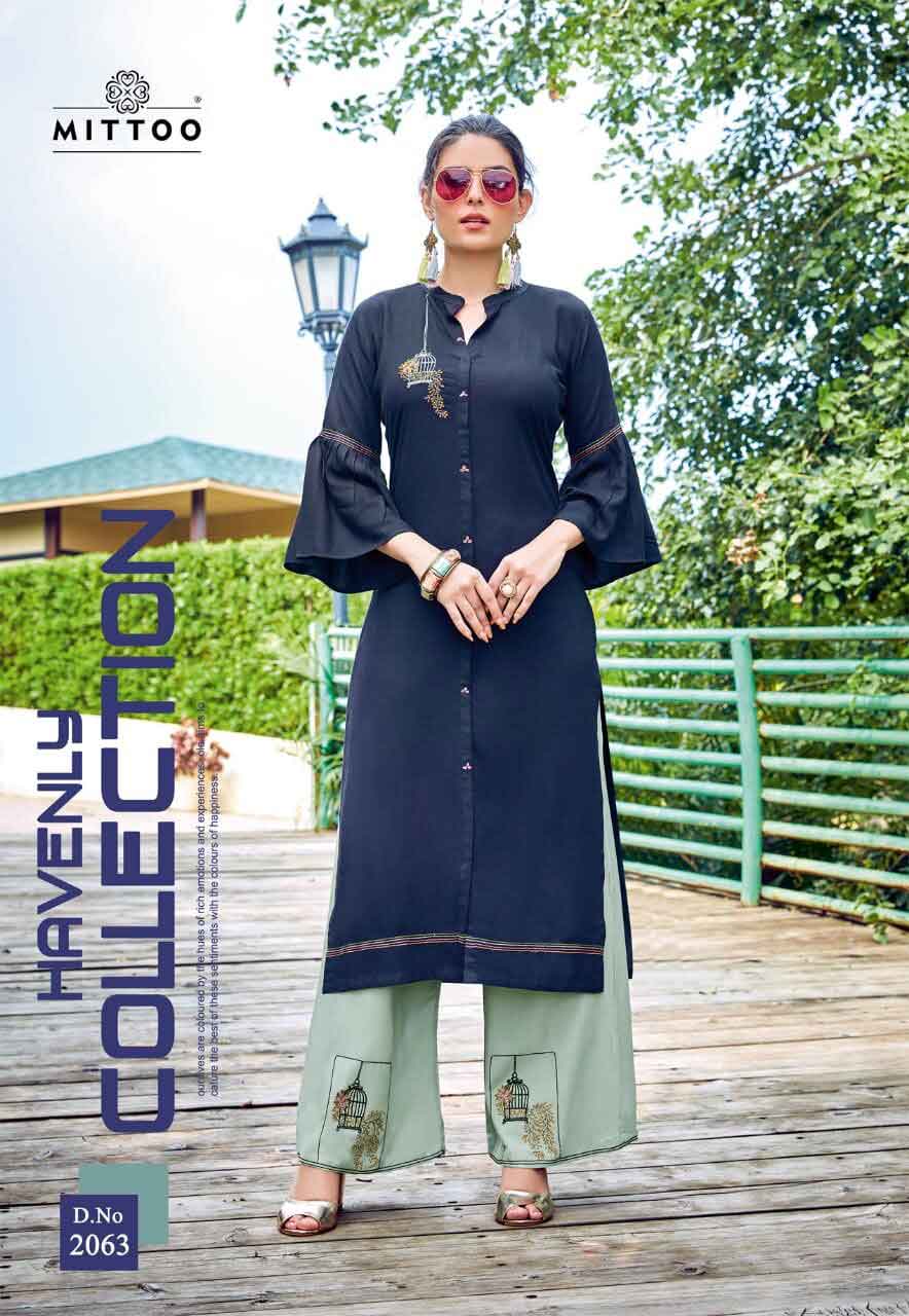 Mittoo Panghat Vol-10 Rayon Palazzo Kurti Sets Mittoo Panghat Vol-10 Rayon Palazzo Kurti Sets